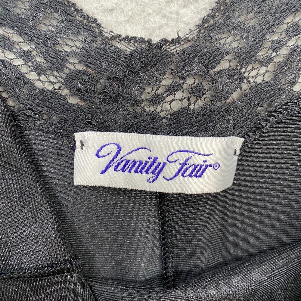 Vanity Fair Maxi Slip Dress Womens Medium Y2K Vintage USA Made Whimsigoth Lace - Picture 7 of 13